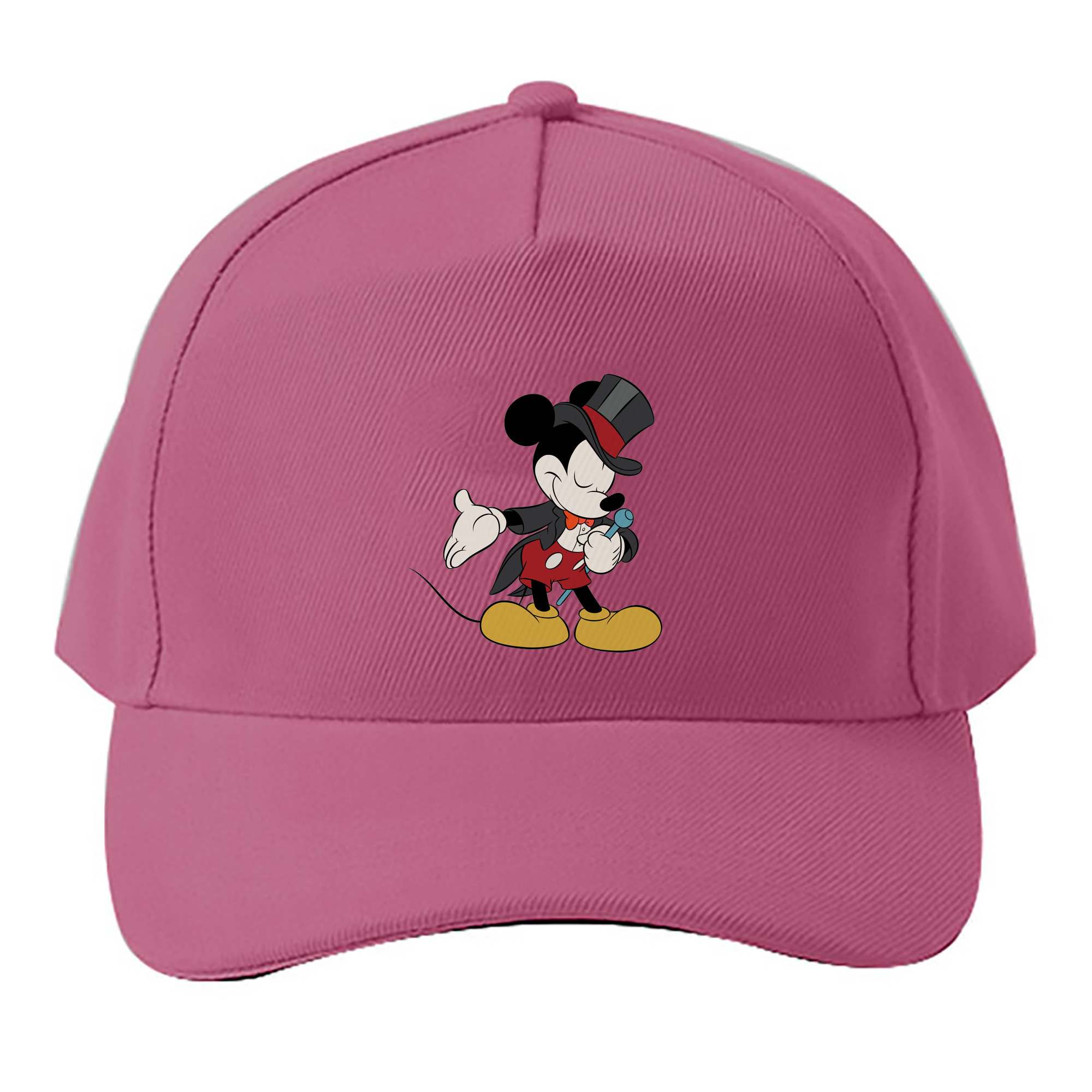 （画像用） ミッキーマウス Mickey Mouse ベースボールキャップ 綿100％ 男女兼用 帽子 スポーツ